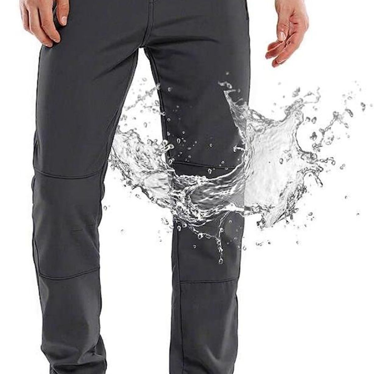 BLUE MOUNTAIN - Pantalon Softshell De Hombre Termico Impermeable Para Nieve