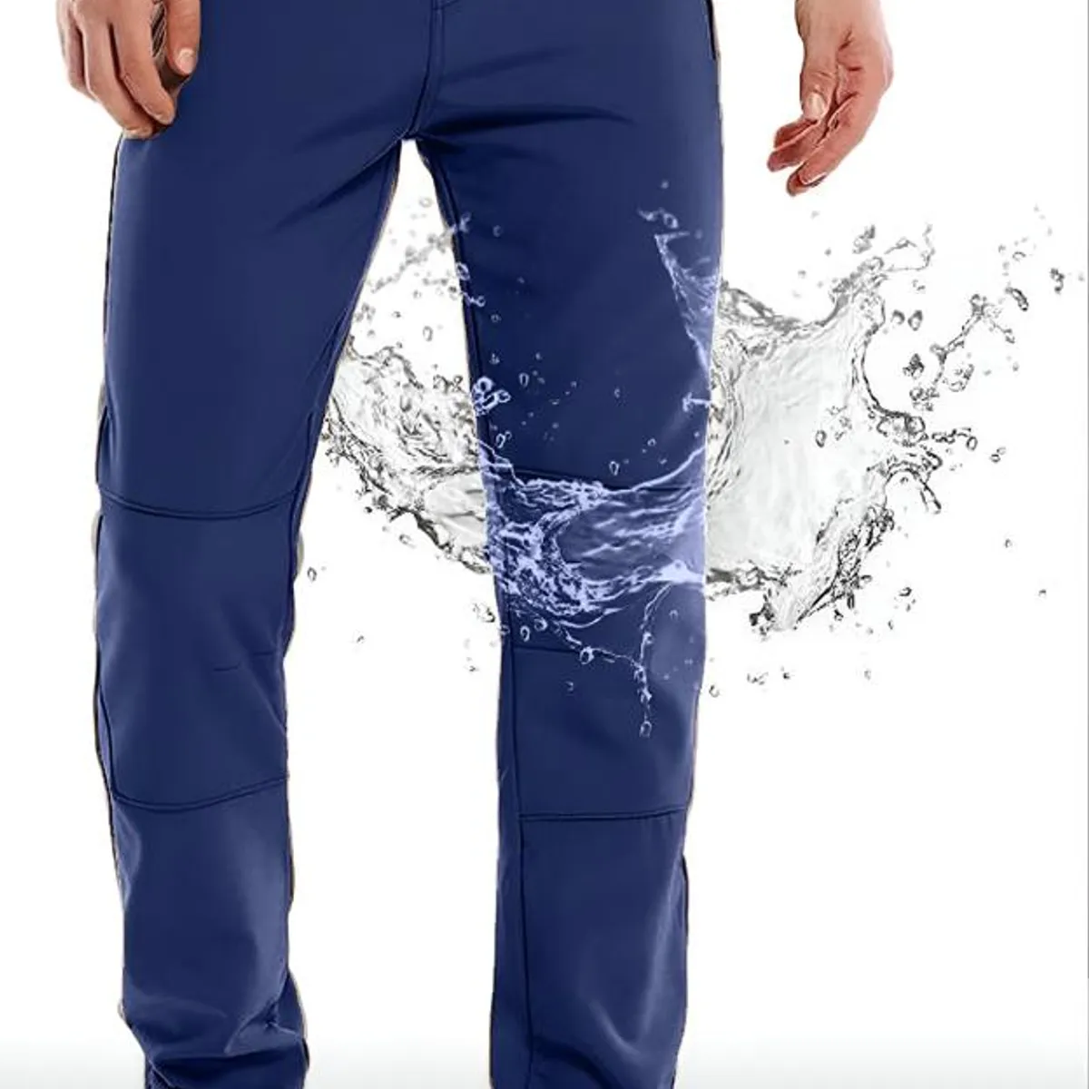 BLUE MOUNTAIN - Pantalon Softshell De Hombre Termico Impermeable Para Nieve