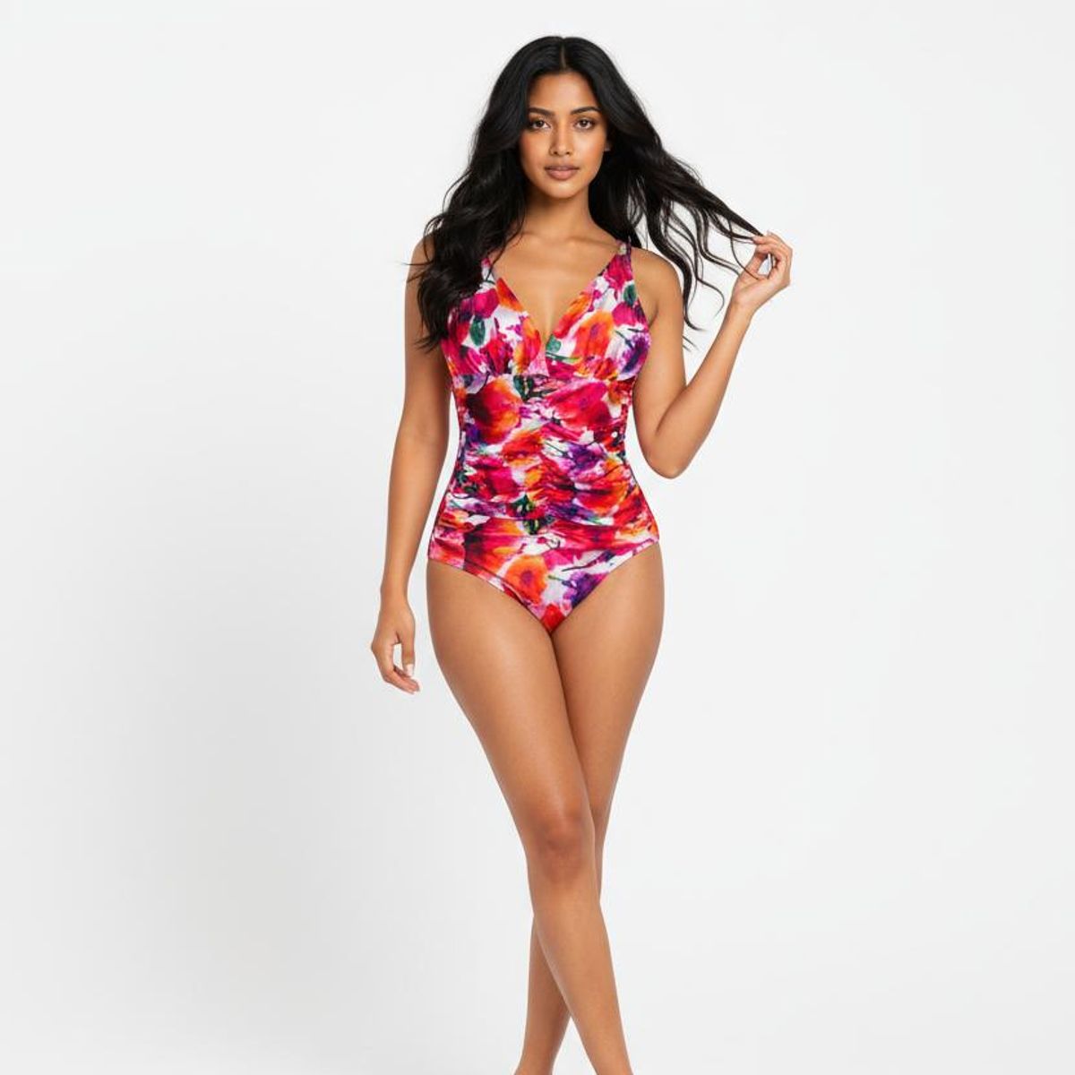 AC MARE - Traje de Baño Mujer Ac Mare Drapeado