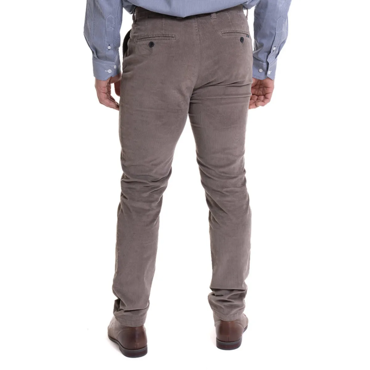 MCGREGOR - Pantalón Cotelé Spandex Café MCGREGOR