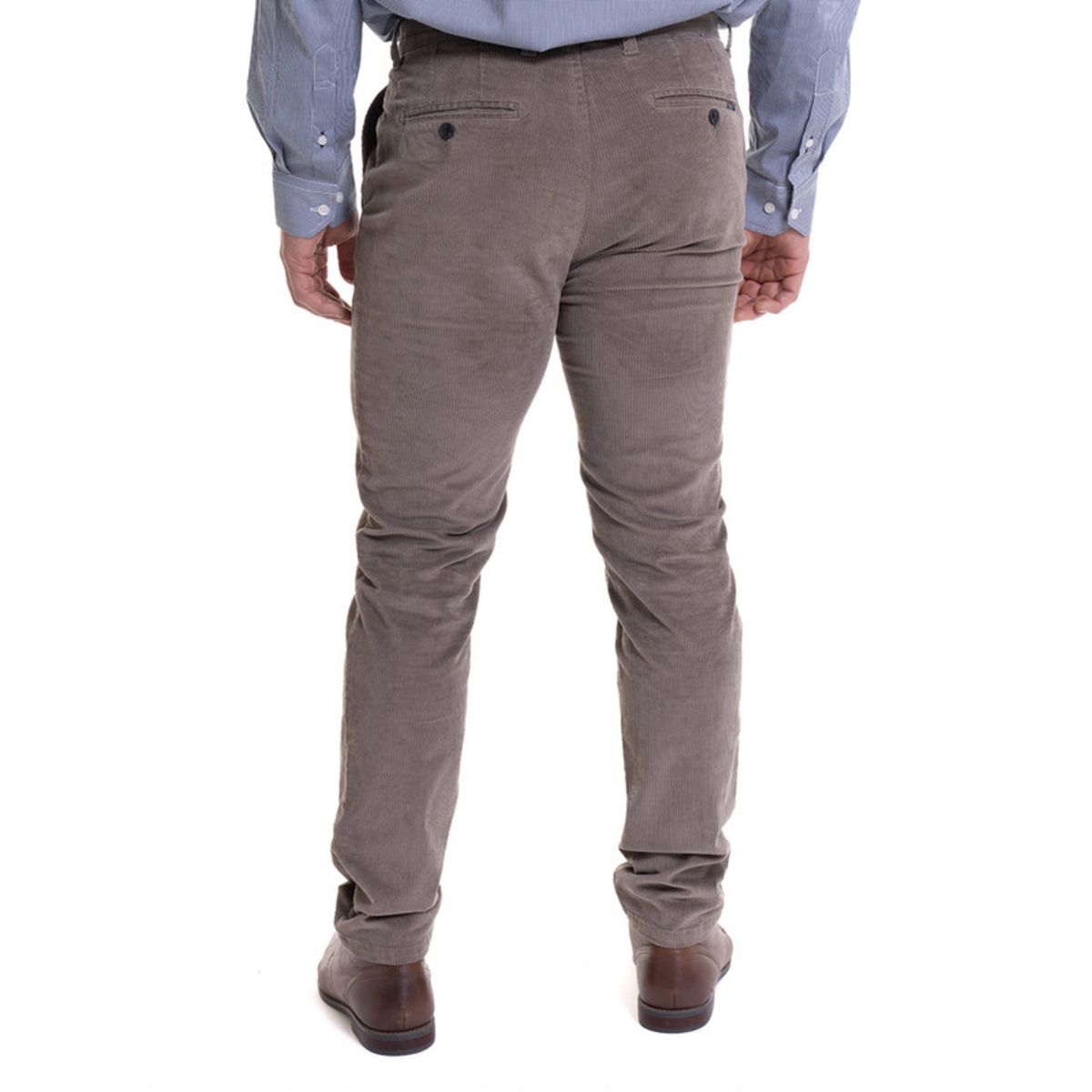 MCGREGOR - Pantalón Cotelé Spandex Café MCGREGOR