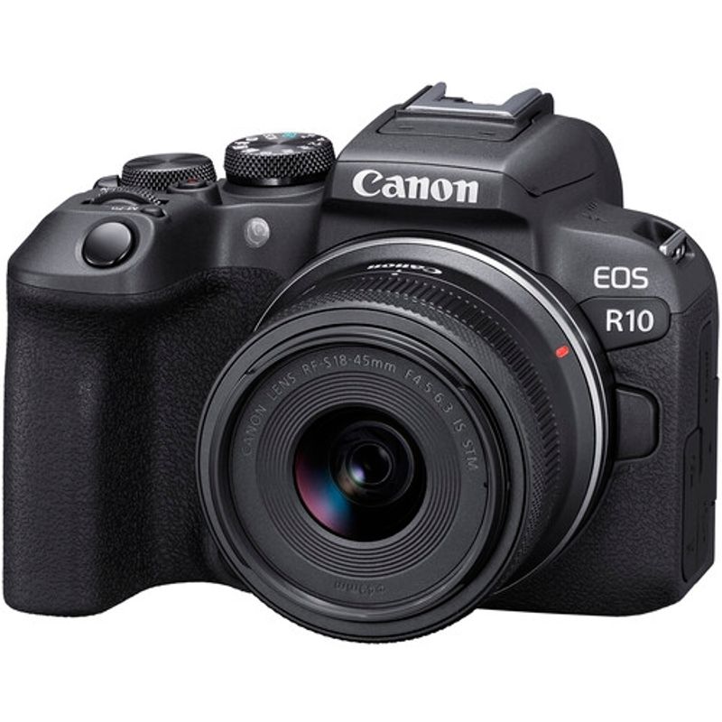 CANON - Canon EOS R10 Cámara sin espejo con lente de 18-45 mm