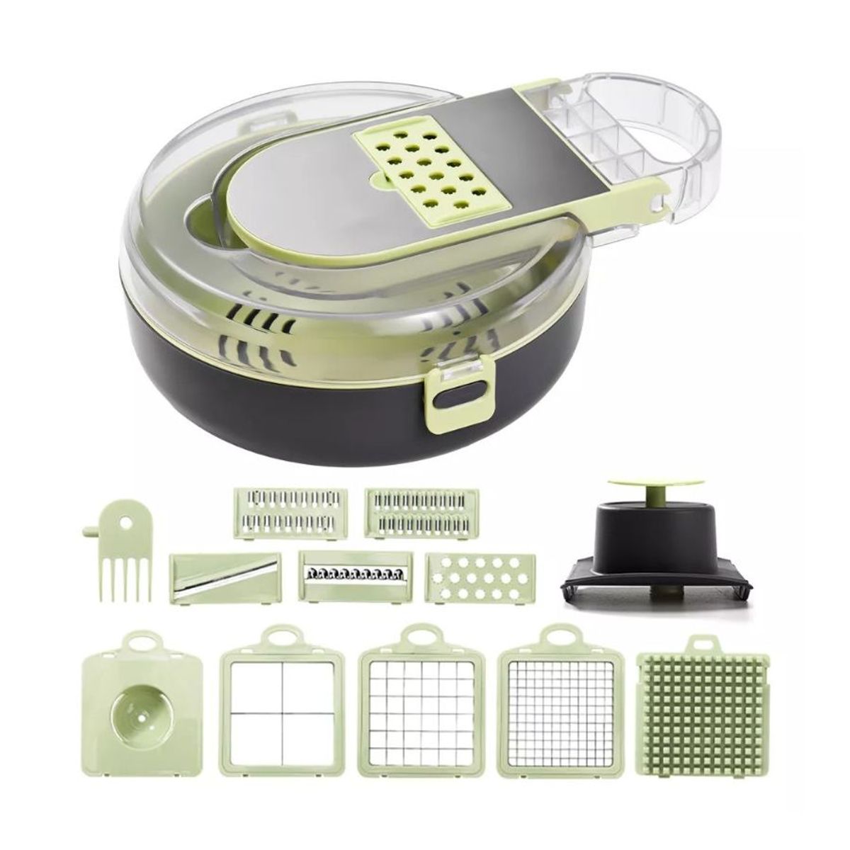 GENERICO - Cortador De Verduras Multifuncional De Mano 9 En 1 Manual