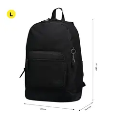 TOTTO - Tocax Mochila de Viaje Ergonimica Porta Notebook Negra