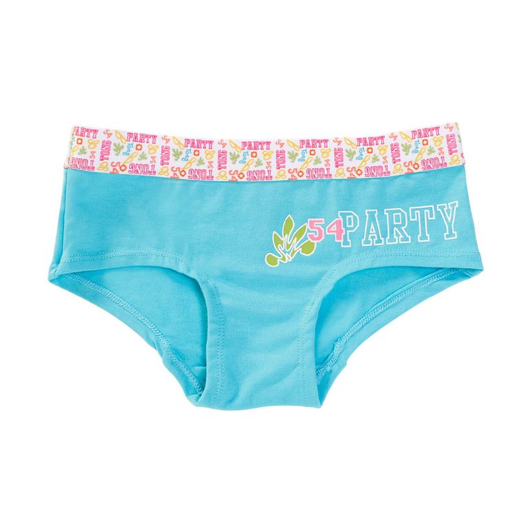 Calzon Pantaleta Estampada Nina 4176 Celeste 16