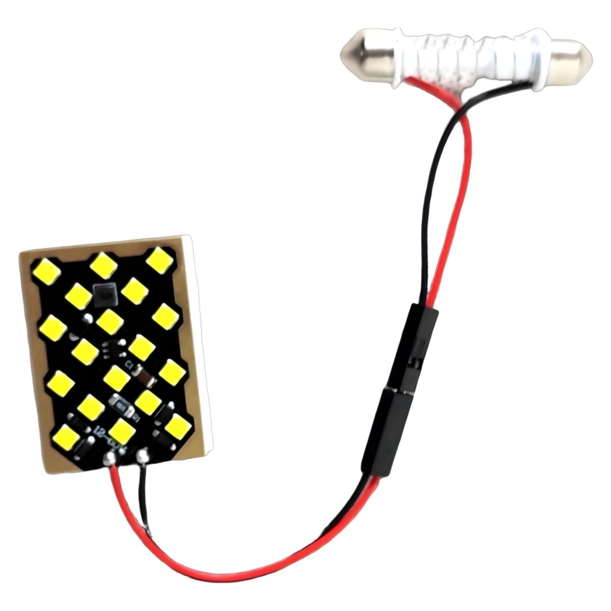 GENERICO - Ampolleta Placa 18led Tipo Fusible T10 12v-60v Led Interior