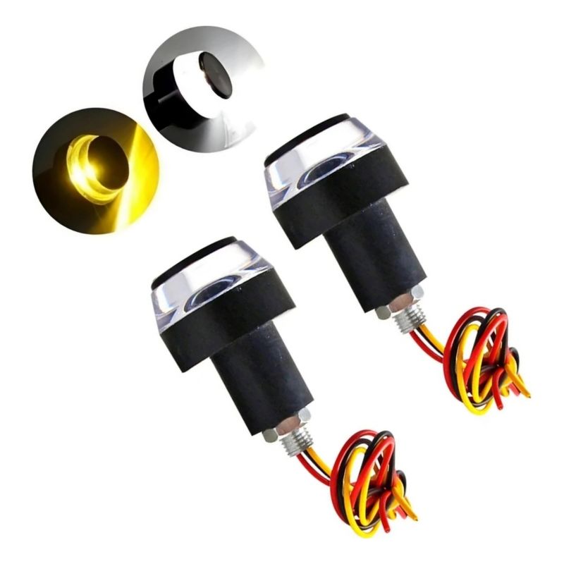 GENERICO - X2 Led Intermitentes Moto Foco Led Para Manija Manillar Moto