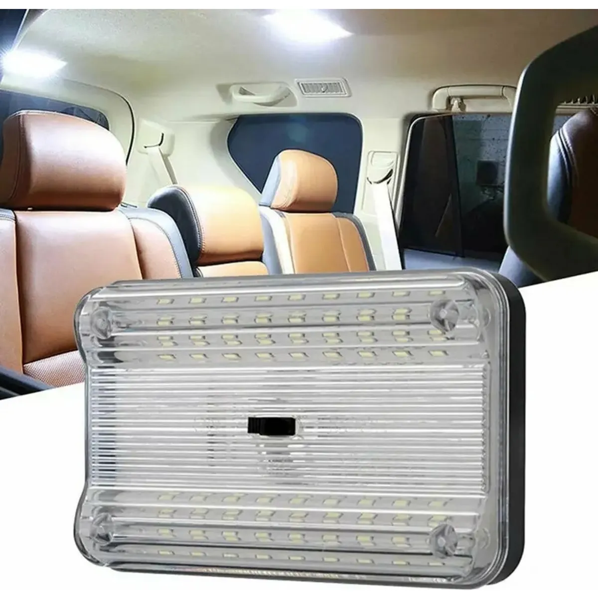 GENERICO - Luz De Interior Led De Techo Para Auto Universal 36led Blanc