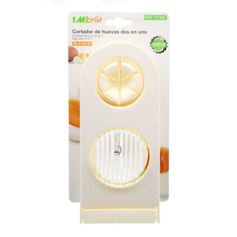 OEM - Cortador De Huevos 2 En 1 Utensilio de Cocina