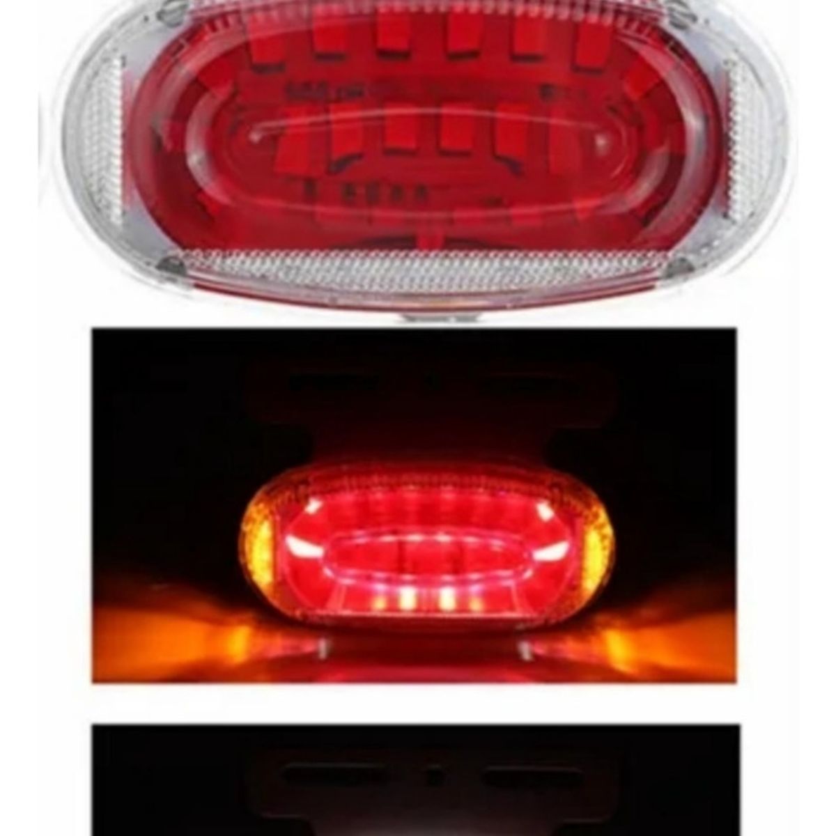GENERICO - X2 Luz Led Lateral Luz De Trocha ROJO Posición Trasera 24v