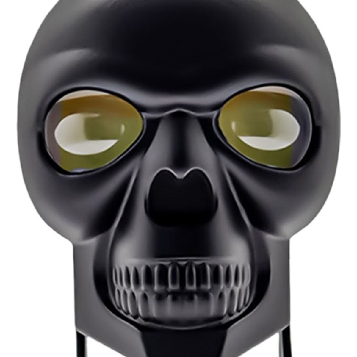 GENERICO - Foco Neblinero Bicolor Calavera Negro Tipo Lupa Auto Moto