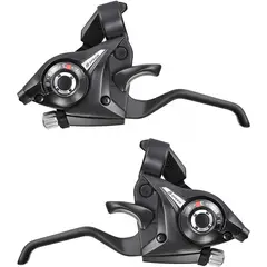 GENERICO - Cambios shifter y manillas de freno defensor 3x8 velocidades
