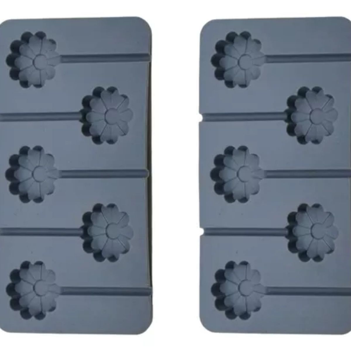 OEM - Set 2 Molde De Silicona Girasol 5 Cavidades