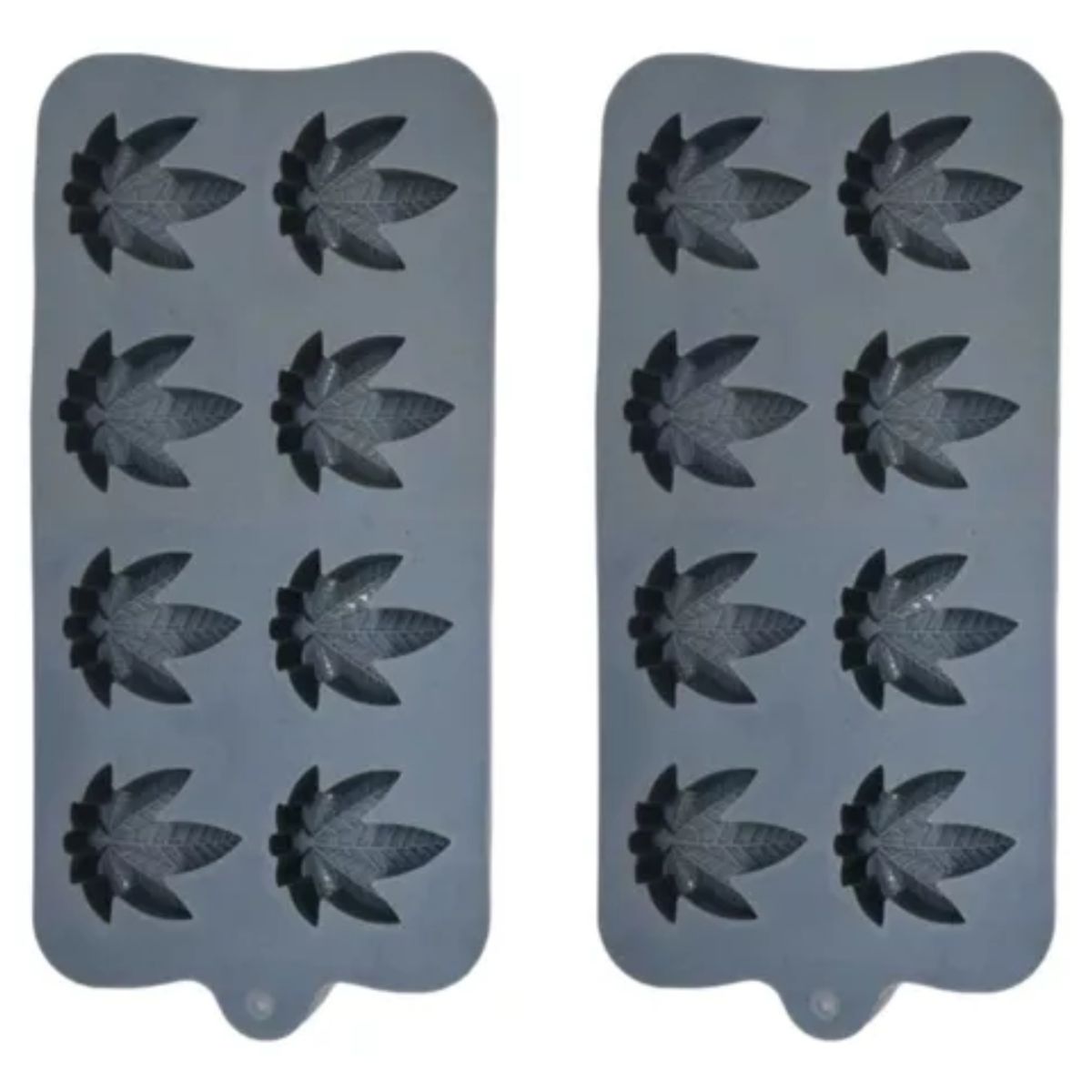 OEM - Set 2 Molde De Chocolate Hoja Arce 8 Cavidades