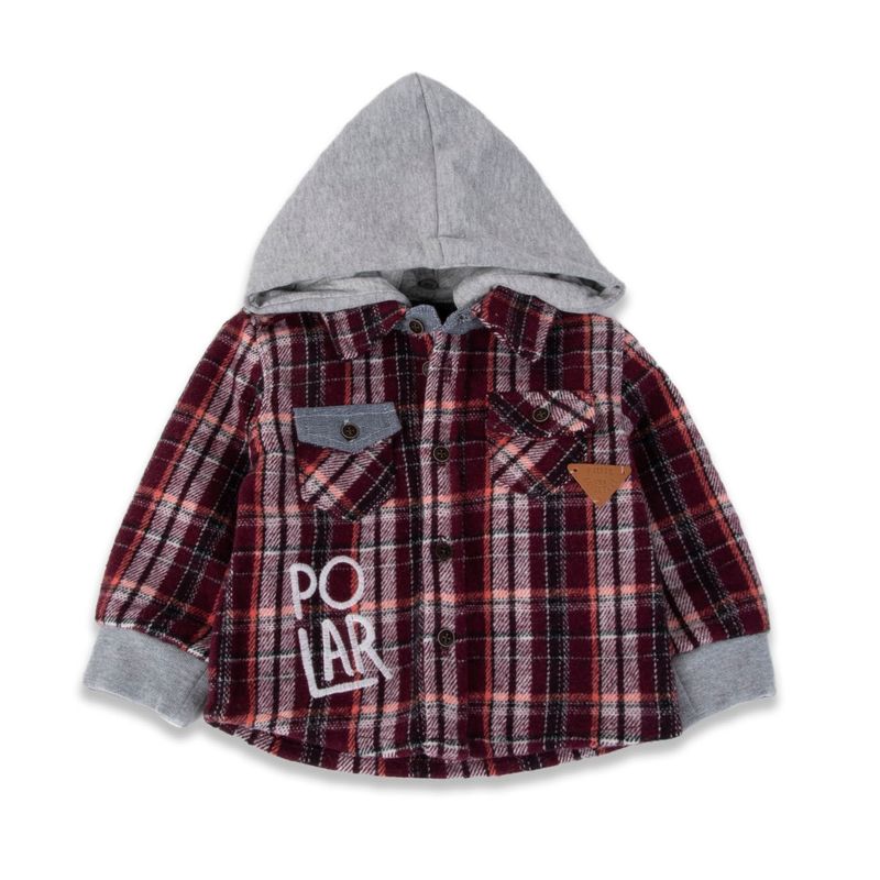 PILLIN - Camisa Bebé Niño Burdeo Pillin PILLIN