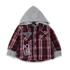 PILLIN - Camisa Bebé Niño Burdeo
