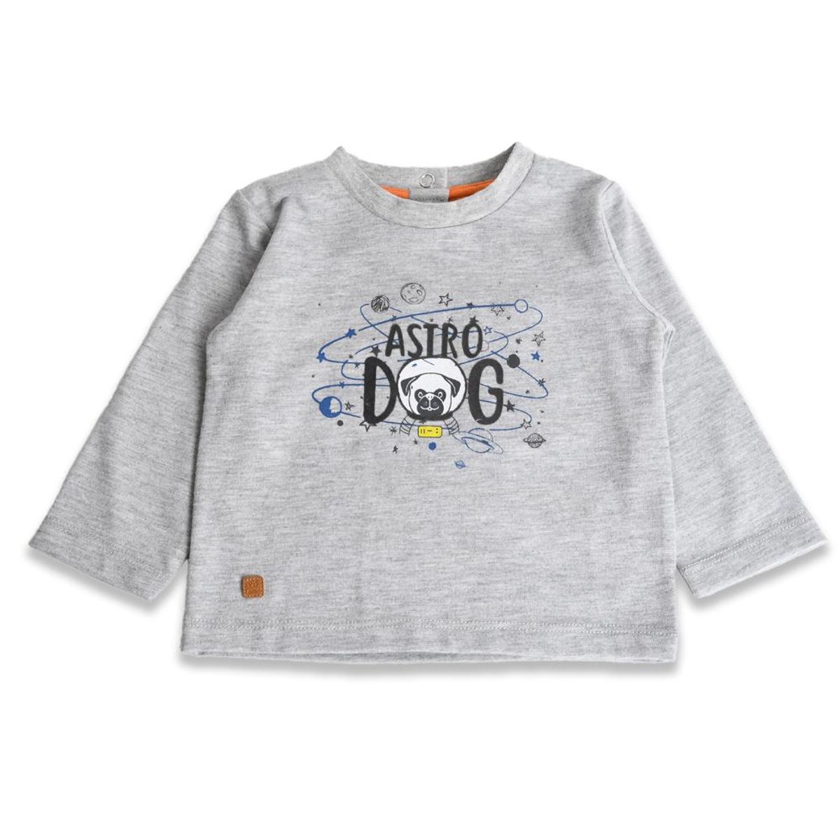 PILLIN - Polera Bebé Niño Gris claro Pillin PILLIN