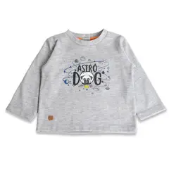 PILLIN - Polera Bebé Niño Gris claro
