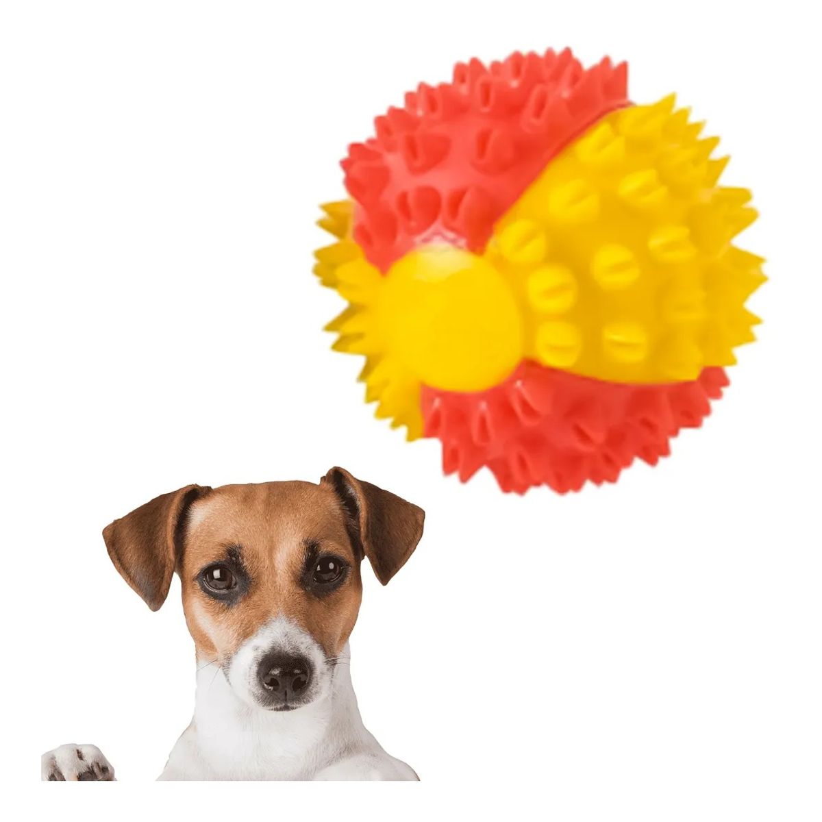 GENERICO - JUGUETE MORDEDOR PARA MASCOTA DISEÑO PUNTIAGUDO