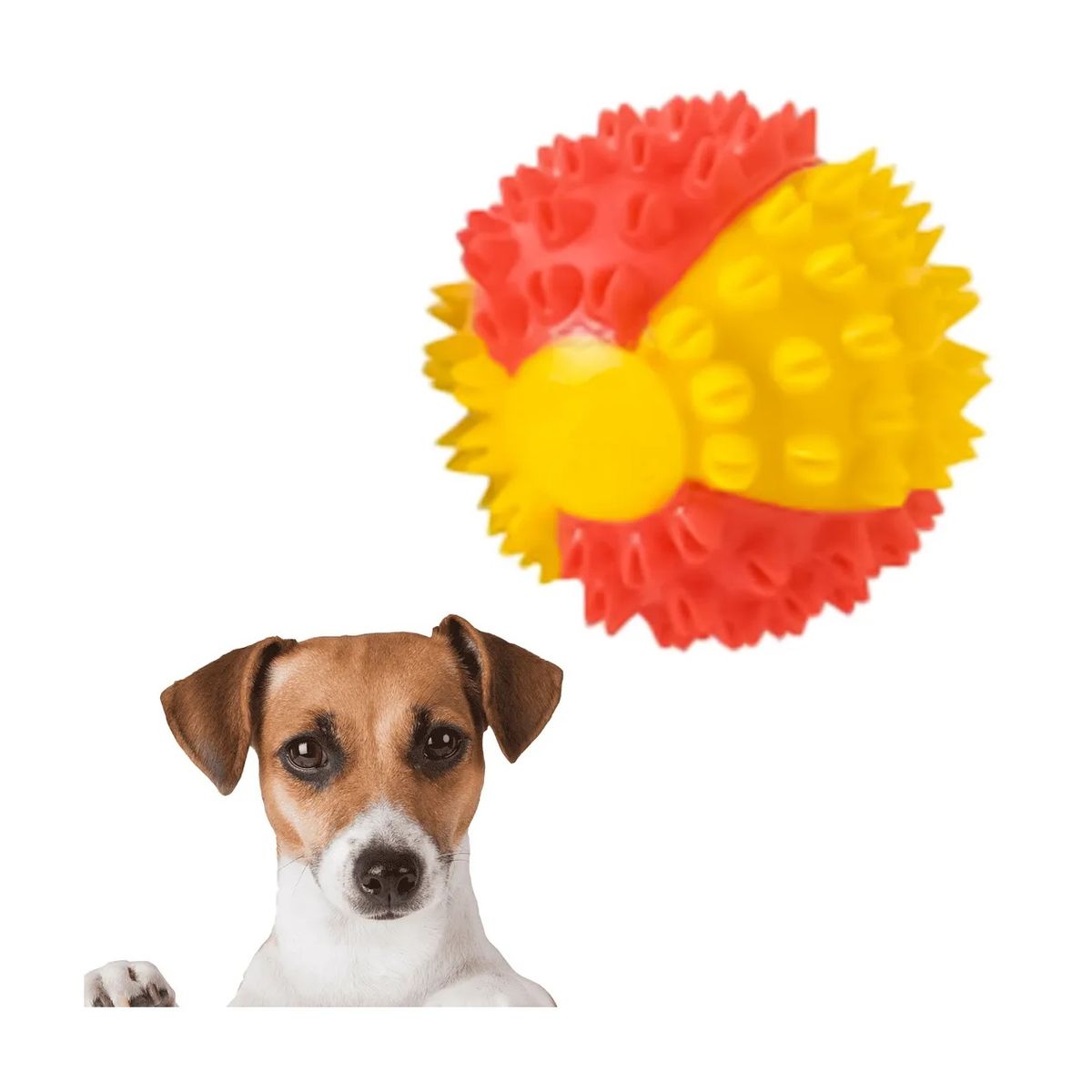 GENERICO - JUGUETE MORDEDOR PARA MASCOTA DISEÑO PUNTIAGUDO