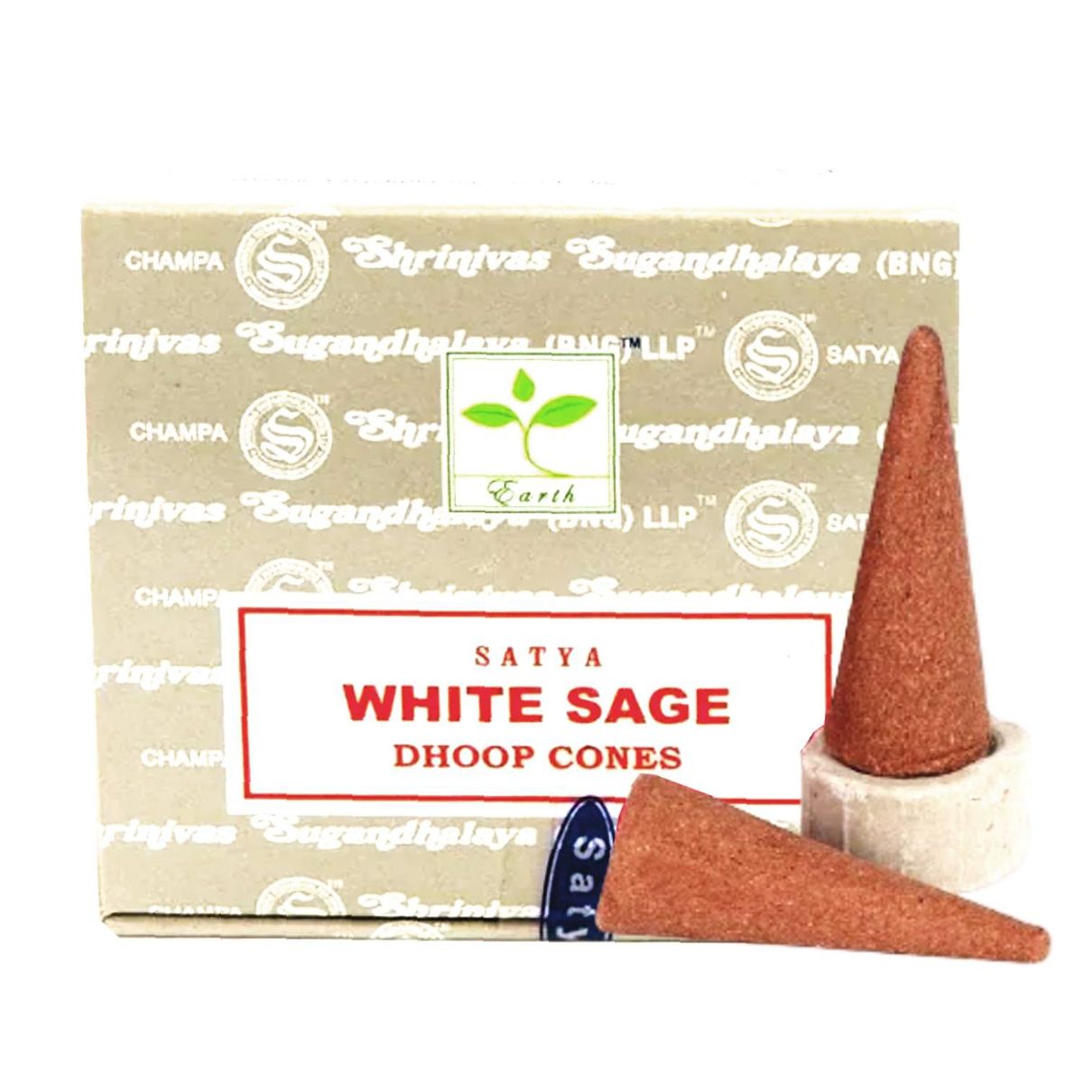 GENERICO - Conos de Incienso Salvia Blanca - Satya