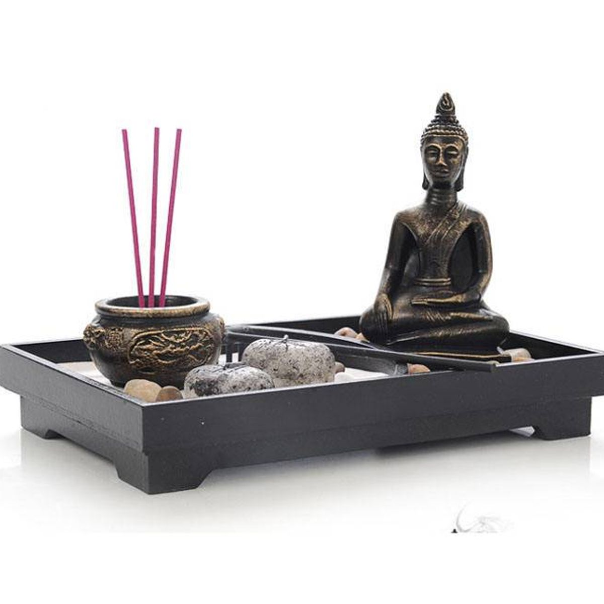 GENERICO - Jardín Zen Budista Japonés Decorativo de Escritorio