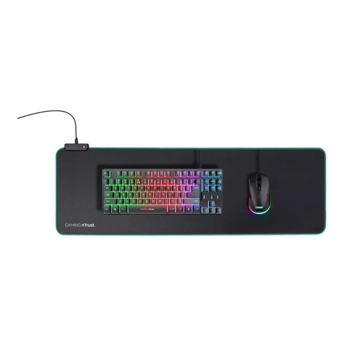 TRUST - Mouse Pad Gamer Rgb Gxt 764 Glide-Flex Xxl 93x30cms - SC