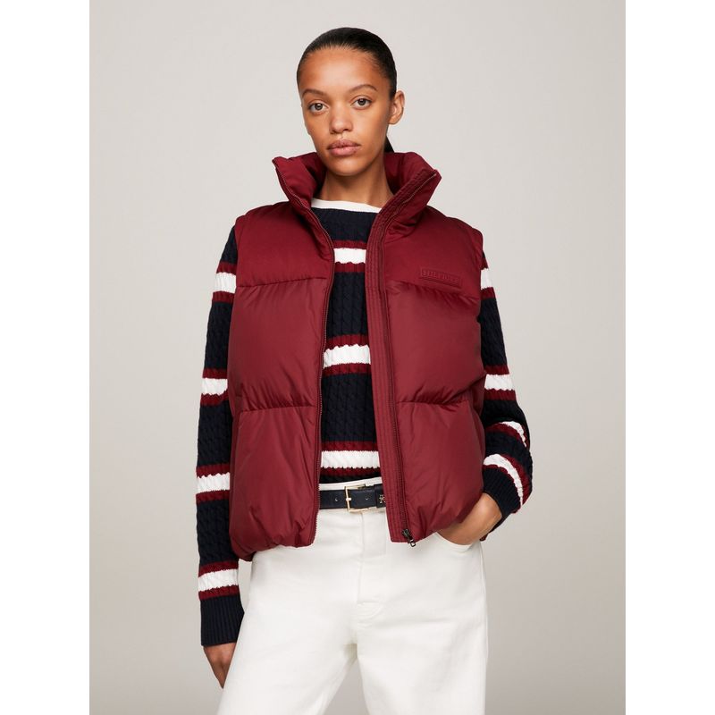 TOMMY HILFIGER - Parka Vest Acolchada New York Rojo Tommy Hilfiger