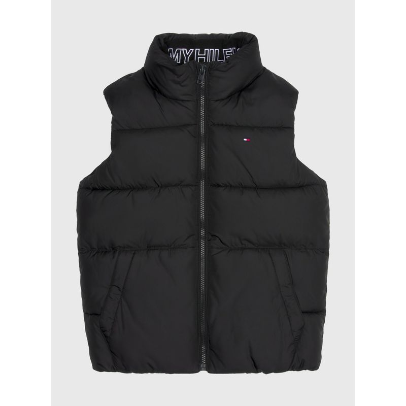 TOMMY HILFIGER - Parka Essential Acolchado Negro Tommy Hilfiger