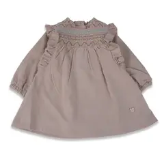 PILLIN - Vestido Bebé Niña Arena