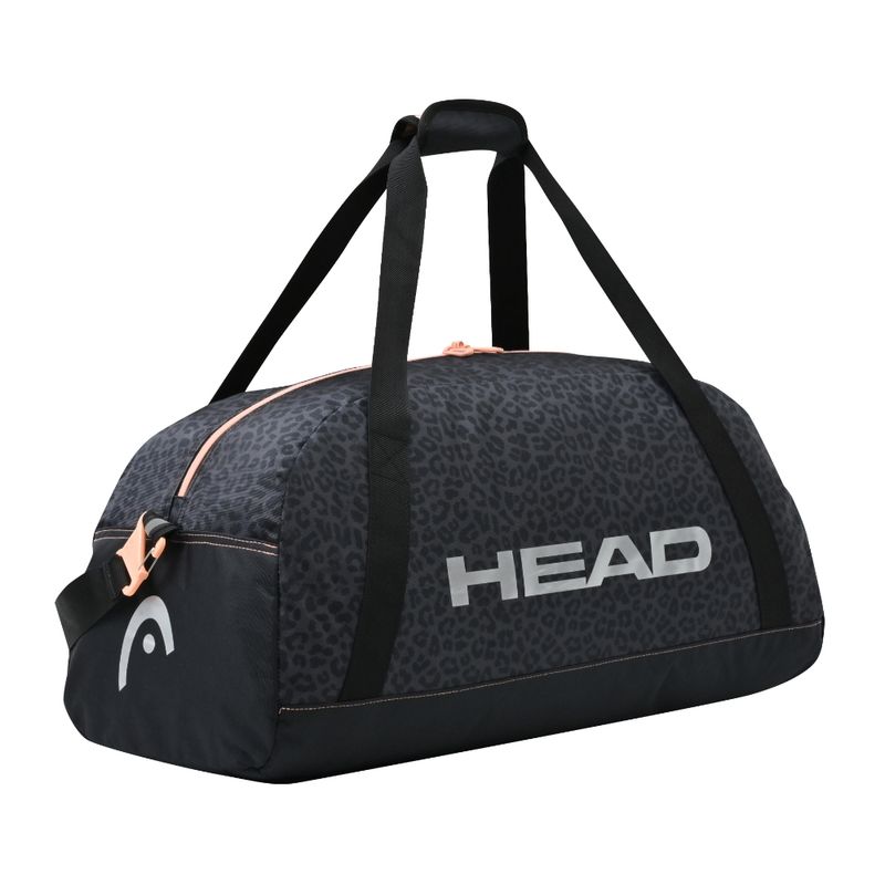 HEAD - Bolso Deportivo Básico Mujer Rush 55 Leopardo Gris Head