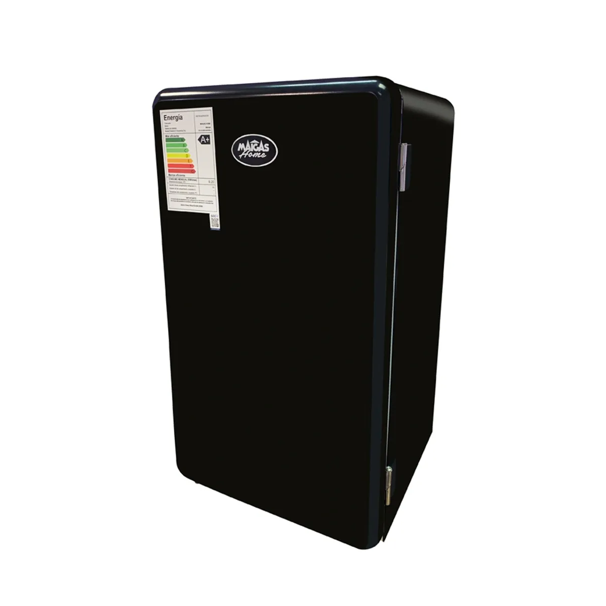 MAIGAS - Frigobar Retro Negro 93 LT High Cooling HS-121LN