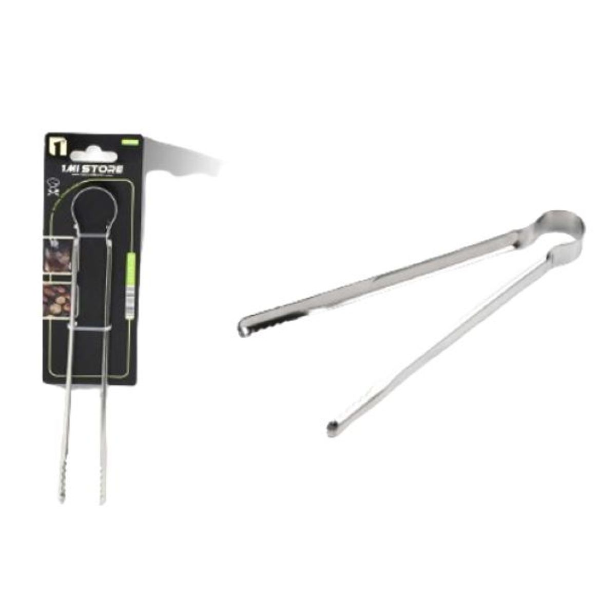 GENERICO - Pinza Asado Hielo Acero 225cm Multiuso