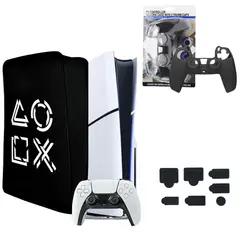 GENERICO - Funda protectora para Consola PS5 SLIM set completo antipolvo