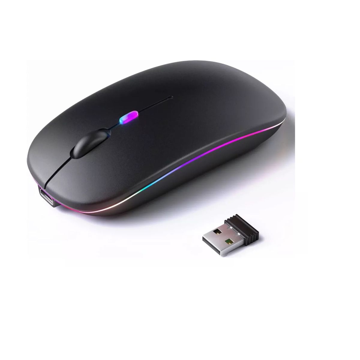 DM - MOUSE BT Y WIRELESS DM BATERIA NEGRO