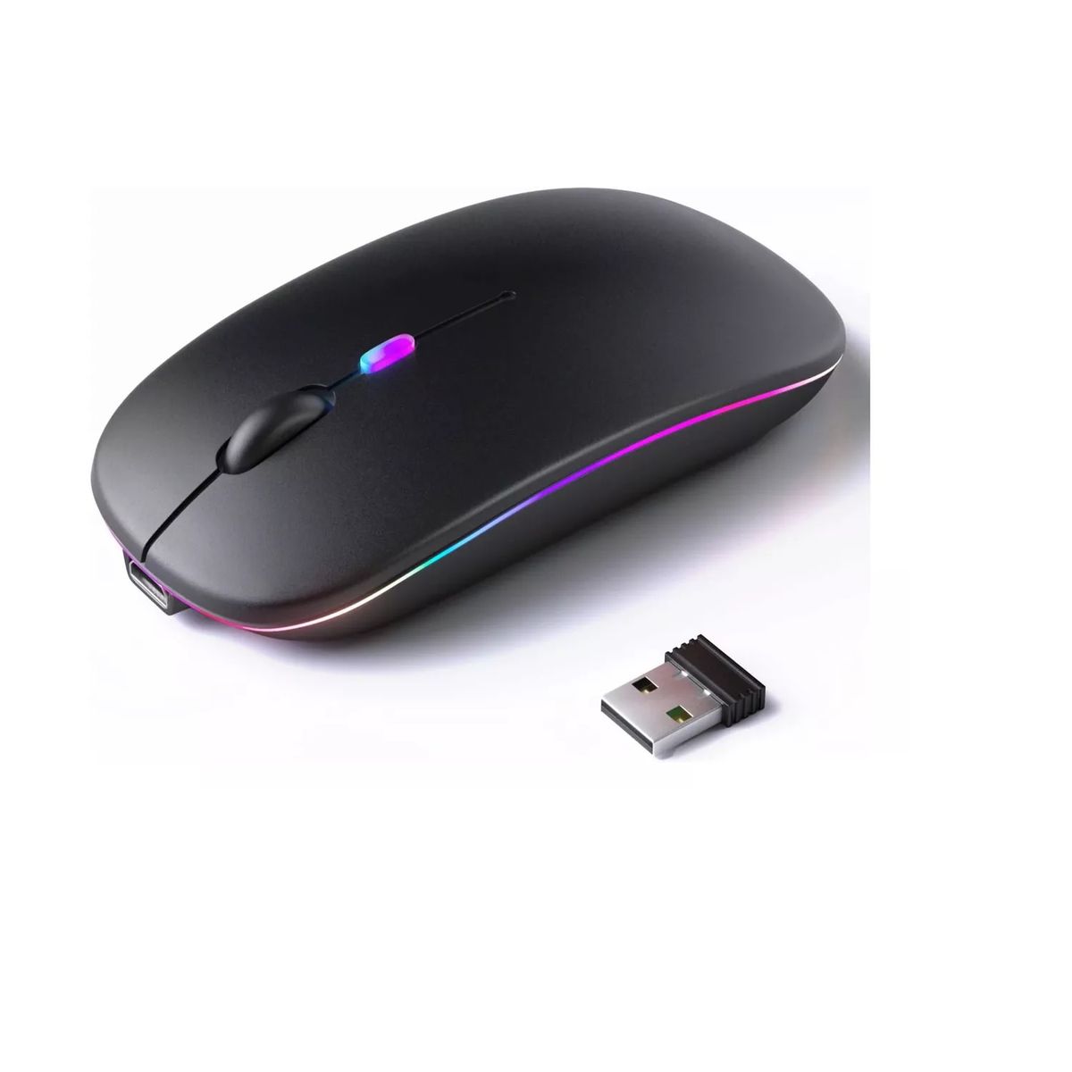 DM - MOUSE BT Y WIRELESS DM BATERIA NEGRO