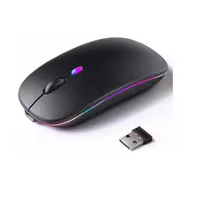 DM - MOUSE BT Y WIRELESS BATERIA NEGRO