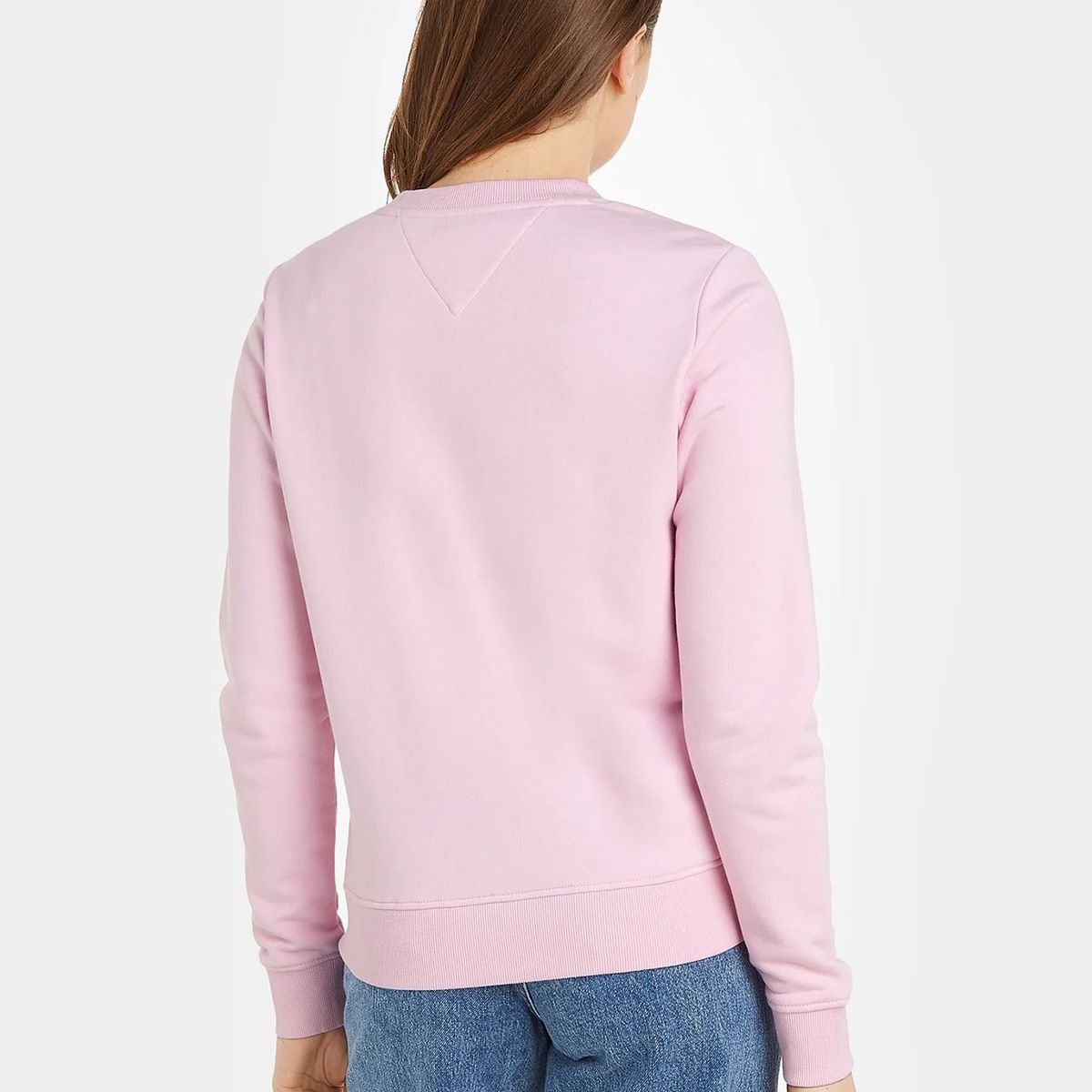 TOMMY HILFIGER - Polerón Modern C-Neck Con Logo Rosado Tommy Hilfiger