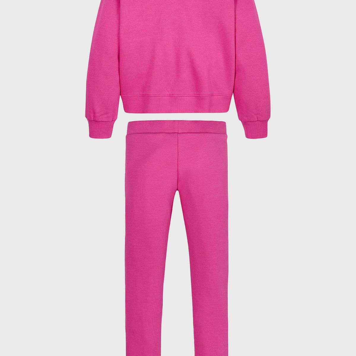 TOMMY HILFIGER - Polerón Y Leggings Logo Establis. Rosado Tommy Hilfiger