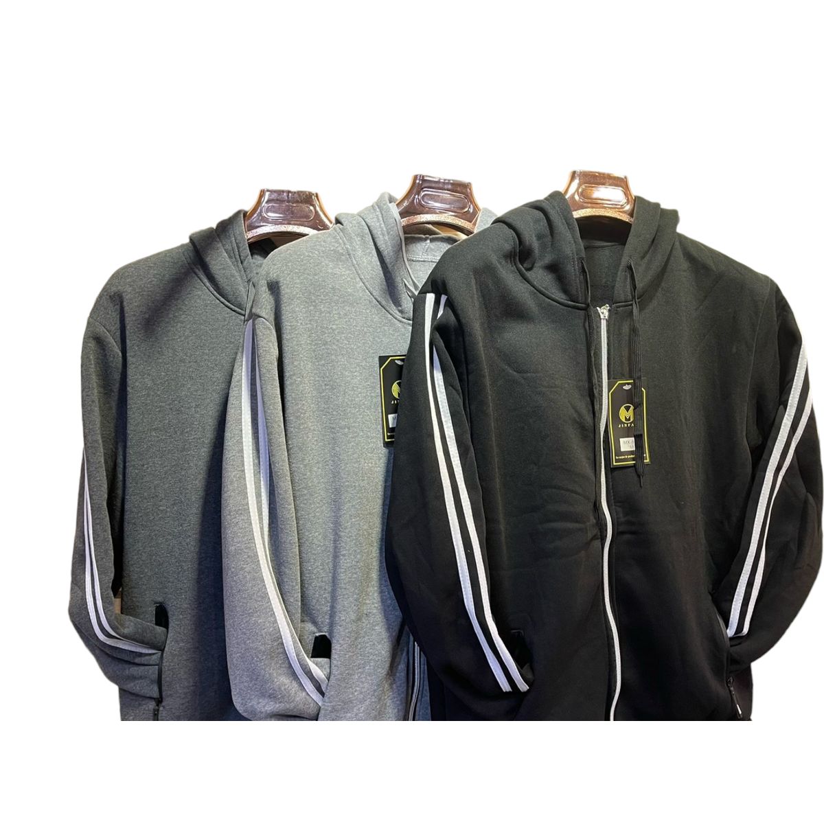 AGW - Pack 3 Polerones Hombre Con Capucha Linea