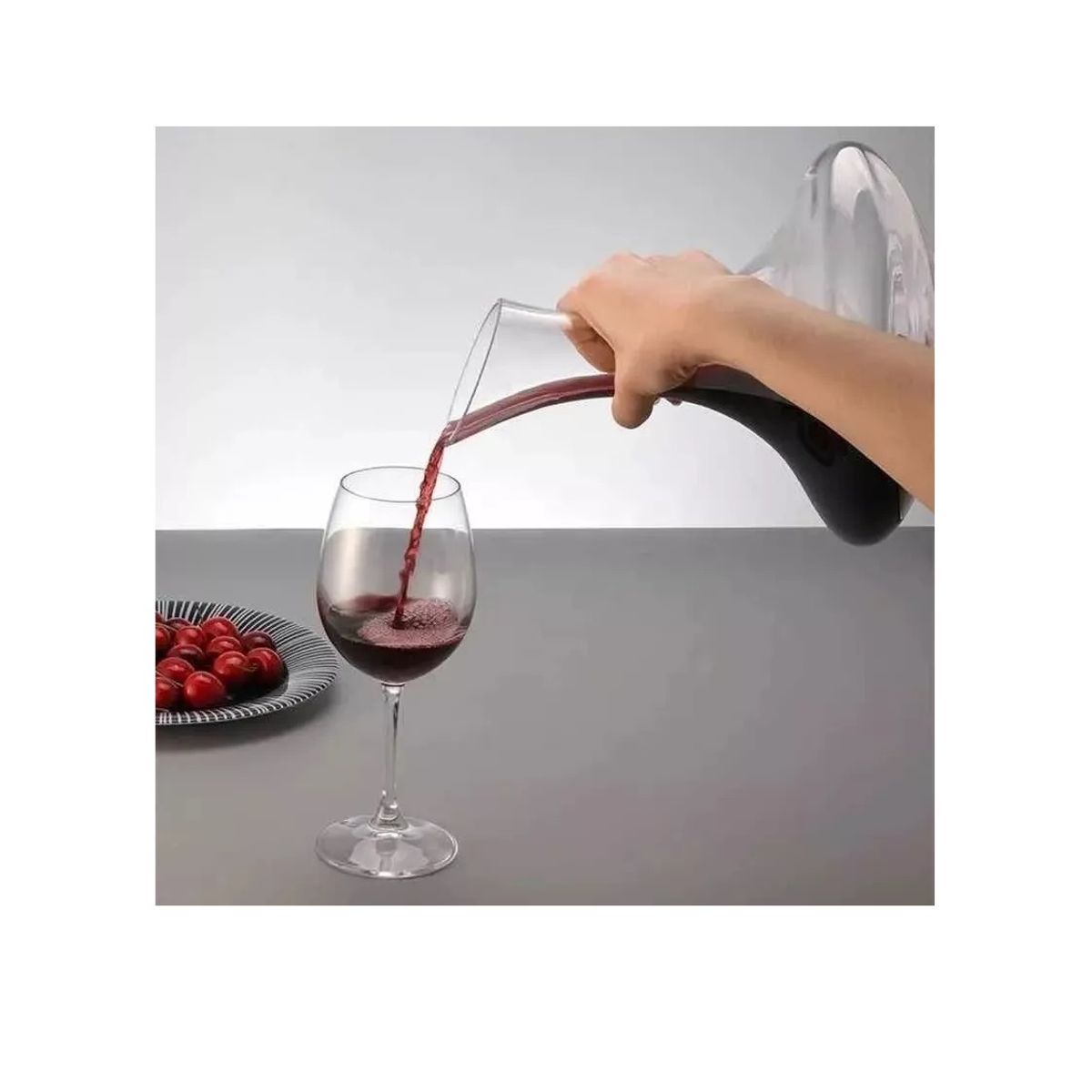 GENERICO - Decantador De Vino Jarra Vidrio Aireador.