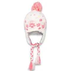PILLIN - Gorro Bebé Niña Crudo