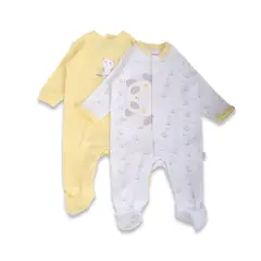 PILLIN - Pack 2 Pzas Enterito Bebé Unisex Multicolor