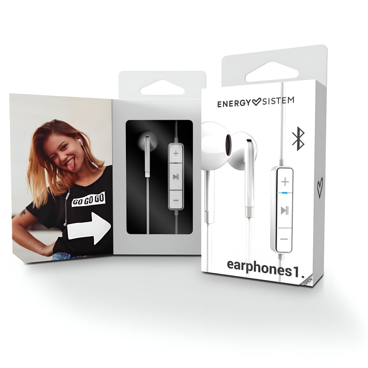 ENERGY - Audífono Bluetooth In Ear Energy Sistem Earphone 1 WH 446919