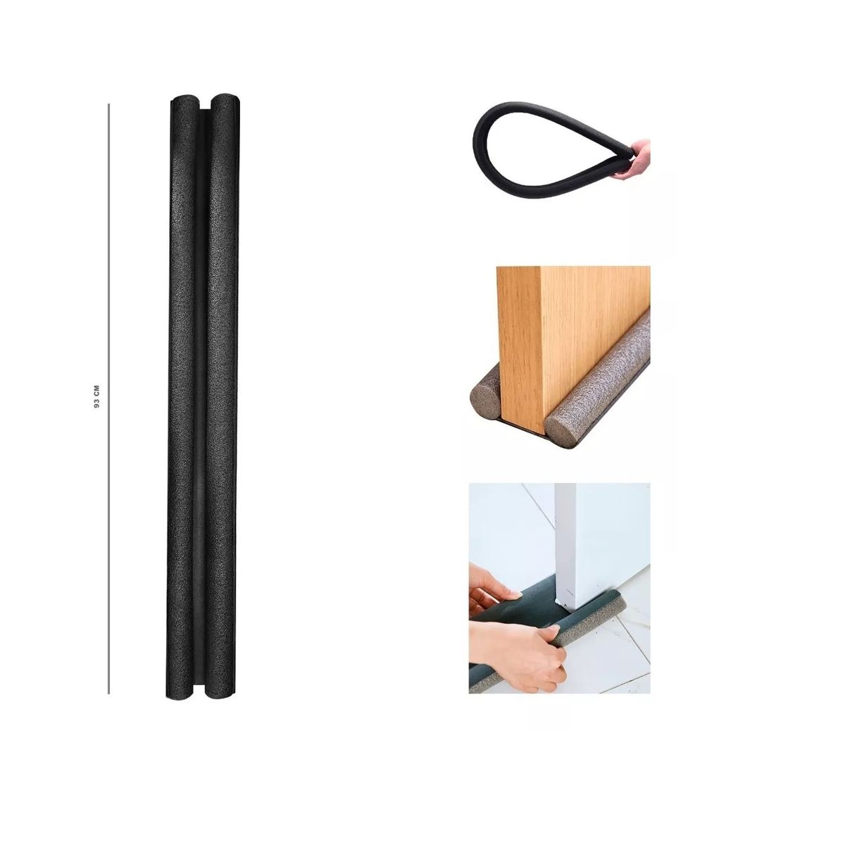 GENERICO - PROTECTOR AISLANTE DE FRIO - CALOR PARA PUERTAS Y VENTANAS