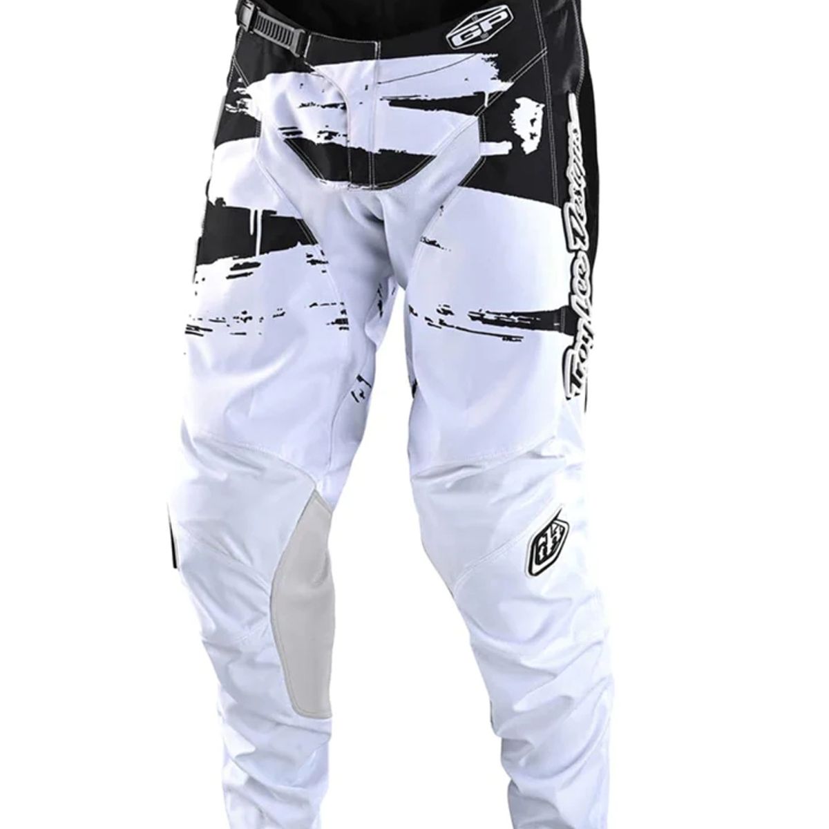 TROY LEE DESIGNS - Pantalones de Moto GP Brushed Negro  Blanco Troy Lee Designs