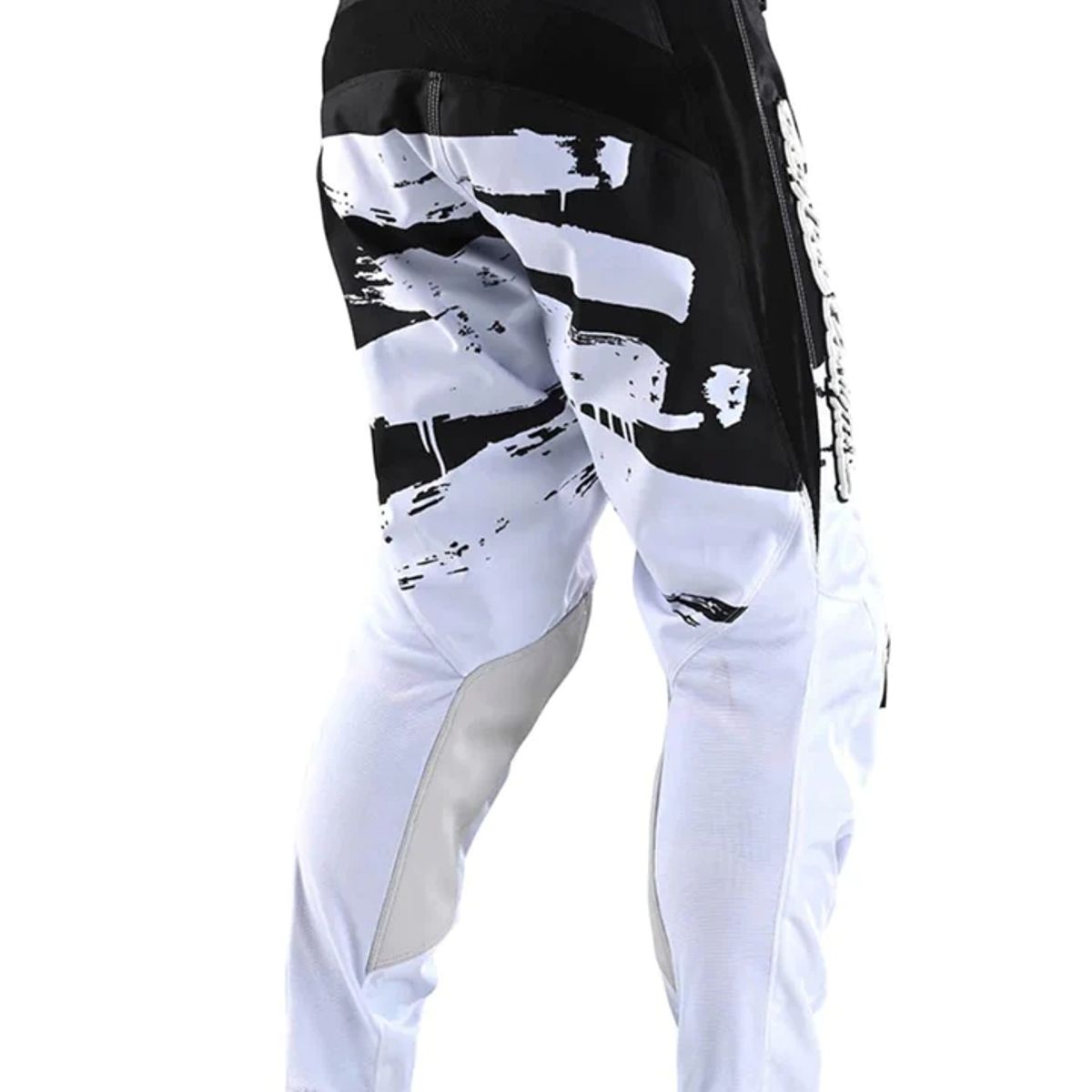 TROY LEE DESIGNS - Pantalones de Moto GP Brushed Negro  Blanco Troy Lee Designs
