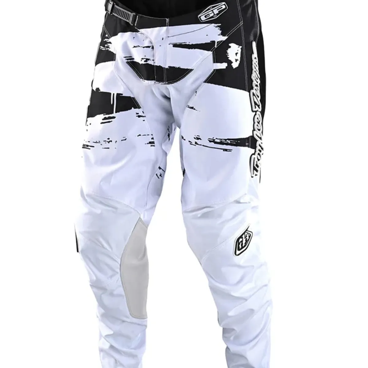 TROY LEE DESIGNS - Pantalones de Moto GP Brushed Negro  Blanco Troy Lee Designs