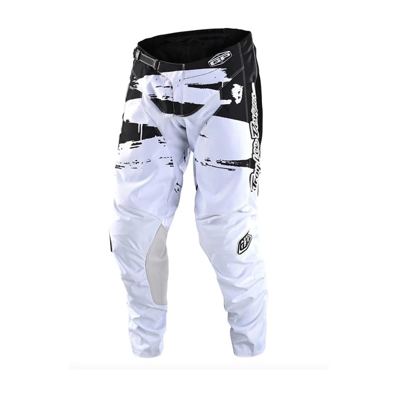TROY LEE DESIGNS - Pantalones de Moto GP Brushed Negro  Blanco Troy Lee Designs