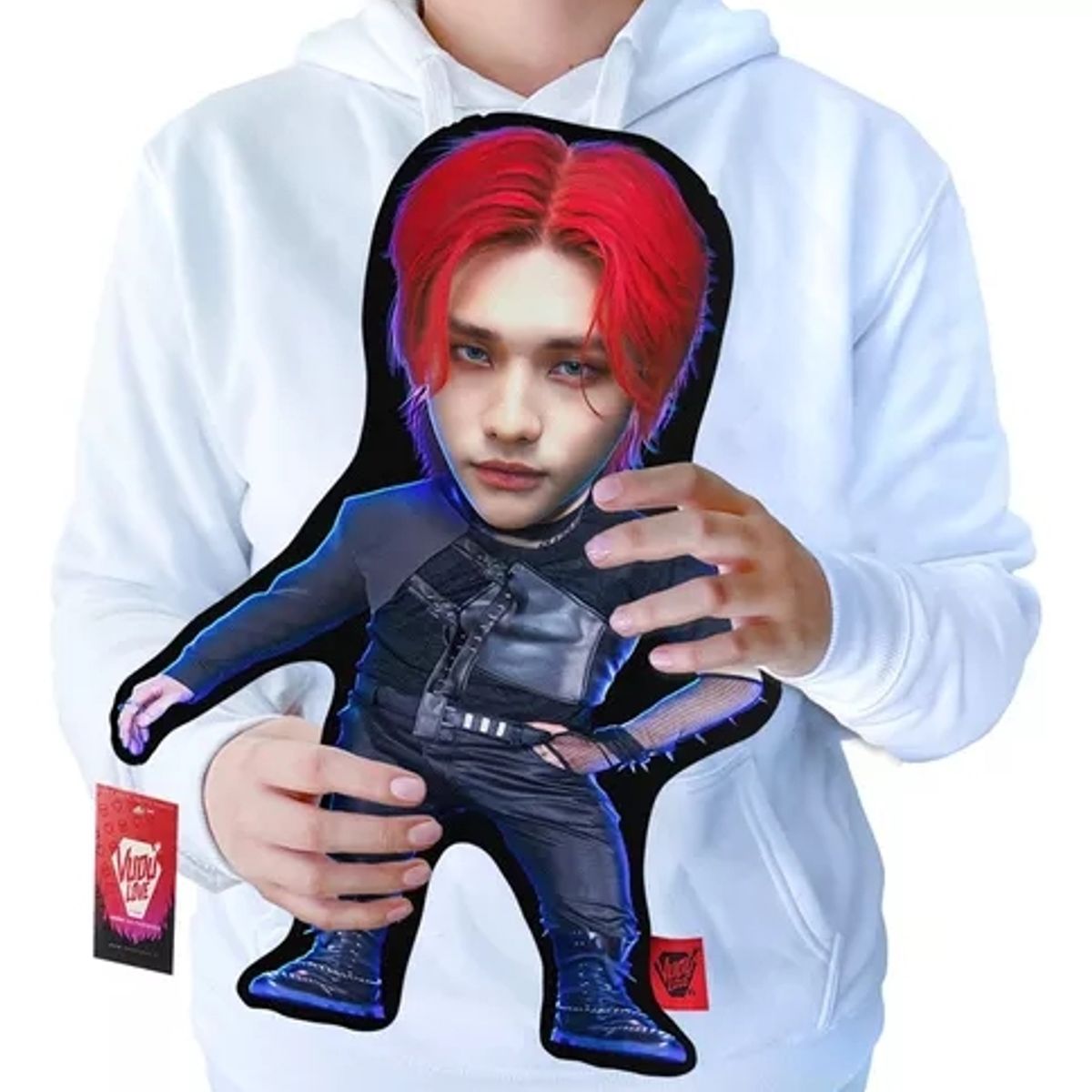 VUDU LOVE - Cojín Hyunjin Stray Kids K-pop Chiquito 40x30cm Vudú Love